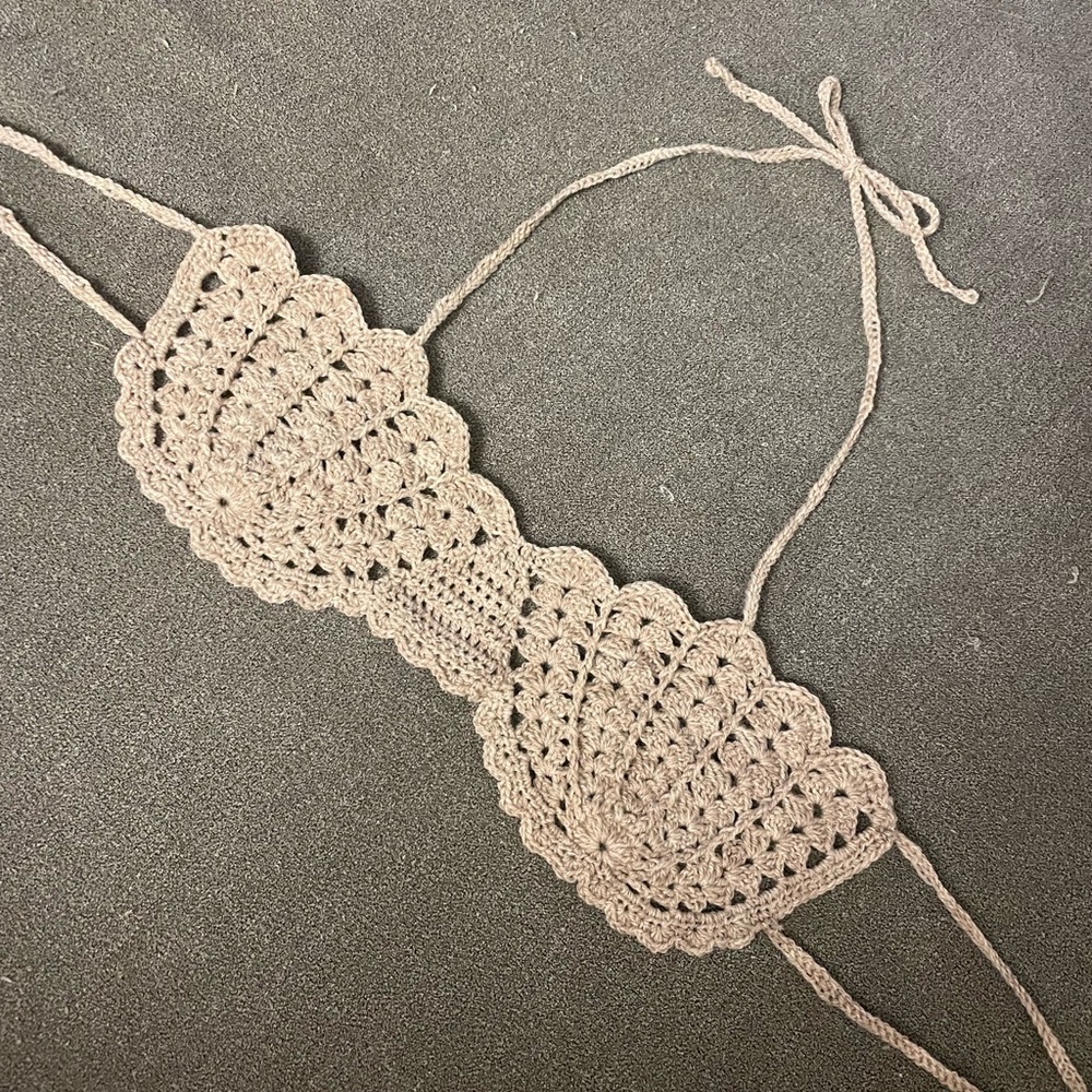 Handmade Crochet Shell Bikini